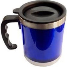 Mavi Renkli 450 ml Paslanmaz Çelik Termos – Kompakt ve Dayanıklı, Ergonomik