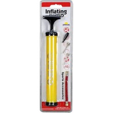 Serenity Haven Çok Renkli Bisiklet Teker Pompası, 3 Farklı Uç, El Tipi, Hafif ve Taşınabilir