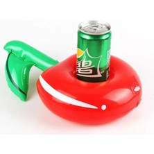 Serenity Haven Kırmızı Elma Havuz Oyuncağı ve Bardak Tutucu, Eğlenceli ve Pratik Kullanım