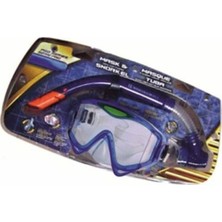 Serenity Haven Turuncu Maske ve Şnorkel Seti, Konforlu ve Renkli Deniz Macerası