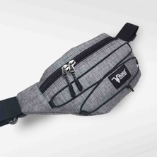 Unisex Gri Bel&göğüs Çantası Waistbag Hip Pack