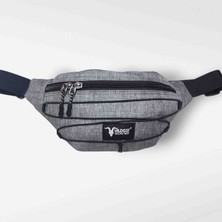 Unisex Gri Bel&göğüs Çantası Waistbag Hip Pack