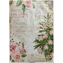 Lineart Pirinç Dekopaj Kağıdı Y194