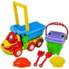 Serenity Haven Büyük Kamyon Plaj Kovası Seti, Saplı, Beyaz, Eğlenceli ve Kullanışlı Plaj Oyuncağı