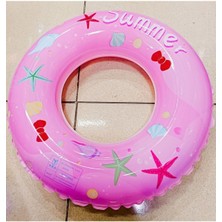 Serenity Haven Pembe Çocuk Deniz ve Havuz Simidi, 60 Cm, Kaliteli ve Güvenli, +4 Yaş Uygun