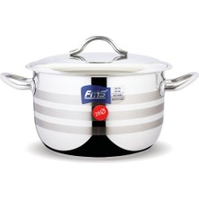 Fms Silindir 24 cm Derin Çelik Tencere