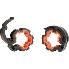 2'li Siyah Plastik Plaka Sıkıştırma Aparatı, Spor ve Egzersiz Için Ideal Seçenek