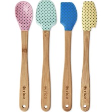 4'lü Küçük Silikon Spatula