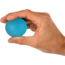 Mavi Silikon El Egzersiz Topu, Esnek ve Dayanıklı, Güçlendirme Için Mükemmel