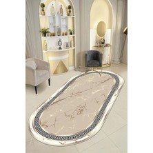 Thalia Home Kaymaz Taban Yıkanabilir Dijital Baskılı Halı Yolluk Mutfak Halısı