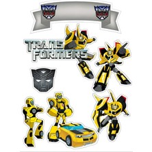 Trans Formers Sticker Telefon Laptop Notebook Tablet Defter Matara Stiker Etiket ST473