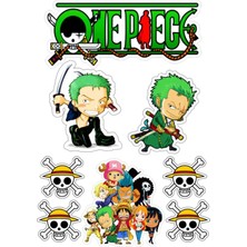 One Piece Sticker Telefon Laptop Notebook Tablet Defter Matara Stiker Etiket ST825