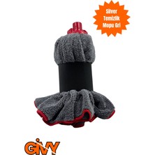 Gri Temizlik Bezi, Yüksek Emicilikli, Dayanıklı ve Ergonomik Kullanım