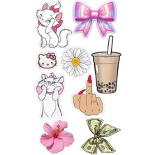 Popüler Sticker Telefon Laptop Notebook Tablet Defter Matara Stiker Etiket ST1320