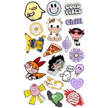 Popüler Sticker Telefon Laptop Notebook Tablet Defter Matara Stiker Etiket ST1397