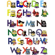 Bsb Harfler Sticker Telefon Laptop Notebook Tablet Defter Matara Stiker Etiket ST929