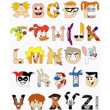 Bsb Harfler Sticker Telefon Laptop Notebook Tablet Defter Matara Stiker Etiket ST953