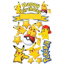 Pokemon Sticker Telefon Laptop Notebook Tablet Defter Matara Stiker Etiket ST944