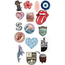 Popüler Sticker Telefon Laptop Notebook Tablet Defter Matara Stiker Etiket ST1384