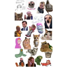 Popüler Sticker Telefon Laptop Notebook Tablet Defter Matara Stiker Etiket ST1698