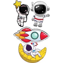 Uzay Sticker Telefon Laptop Notebook Tablet Defter Matara Stiker Etiket ST1263