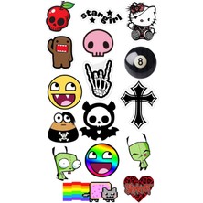 Popüler Sticker Telefon Laptop Notebook Tablet Defter Matara Stiker Etiket ST1355