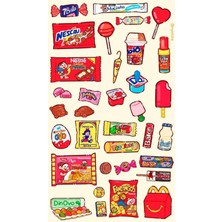 Popüler Sticker Telefon Laptop Notebook Tablet Defter Matara Stiker Etiket ST837