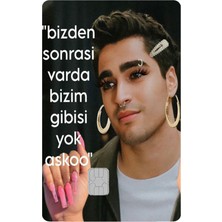 Kart Kaplama Sticker Banka Kredi Kartı Kaplama Stickeri KK928
