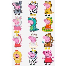 Domuzcuk Sticker Telefon Laptop Notebook Tablet Defter Matara Stiker Etiket ST1293