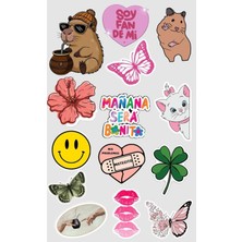 Popüler Sticker Telefon Laptop Notebook Tablet Defter Matara Stiker Etiket ST1729