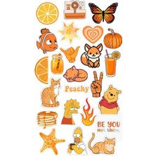 Popüler Sarı Sticker Telefon Laptop Notebook Tablet Defter Matara Stiker Etiket ST1180