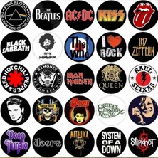 Rock Sticker Telefon Laptop Notebook Tablet Defter Matara Stiker Etiket ST658