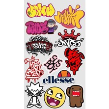 Popüler Sticker Telefon Laptop Notebook Tablet Defter Matara Stiker Etiket ST1688