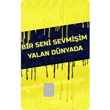 Kart Kaplama Sticker Banka Kredi Kartı Kaplama Stickeri KK1019