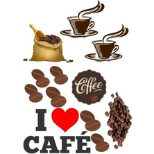 Coffee Sticker Telefon Laptop Notebook Tablet Defter Matara Stiker Etiket ST1497