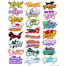 Popüler Sticker Telefon Laptop Notebook Tablet Defter Matara Stiker Etiket ST1676