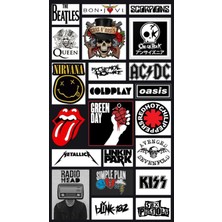 Rock Sticker Telefon Laptop Notebook Tablet Defter Matara Stiker Etiket ST633