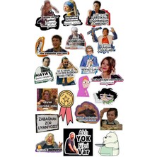 Komik Sticker Telefon Laptop Notebook Tablet Defter Matara Stiker Etiket ST1095