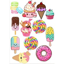 Popüler Sticker Telefon Laptop Notebook Tablet Defter Matara Stiker Etiket ST1215