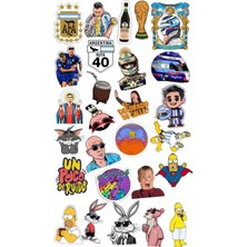 Popüler Sticker Telefon Laptop Notebook Tablet Defter Matara Stiker Etiket ST1276