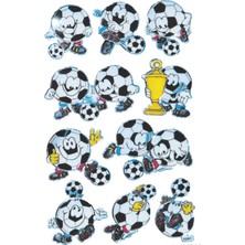 Futbol Sticker Telefon Laptop Notebook Tablet Defter Matara Stiker Etiket ST1404