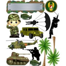 Army Sticker Telefon Laptop Notebook Tablet Defter Matara Stiker Etiket ST1610