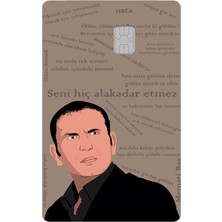 Kart Kaplama Sticker Banka Kredi Kartı Kaplama Stickeri KK941