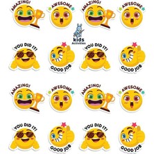 Emoji Sticker Telefon Laptop Notebook Tablet Defter Matara Stiker Etiket ST1510