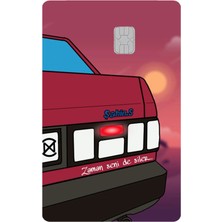 Kart Kaplama Sticker Banka Kredi Kartı Kaplama Stickeri KK1017