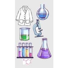 Tıp Doktor Hemşire Sticker Telefon Laptop Notebook Tablet Defter Matara Stiker Etiket ST1431