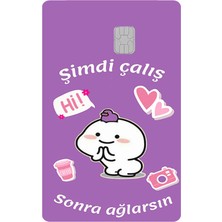 Kart Kaplama Sticker Banka Kredi Kartı Kaplama Stickeri KK1179