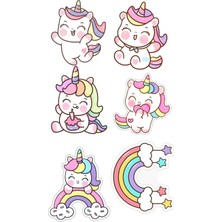 Unicorn Sticker Telefon Laptop Notebook Tablet Defter Matara Stiker Etiket ST1172