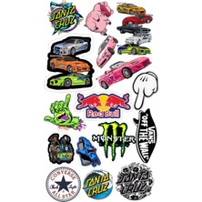 Popüler Sticker Telefon Laptop Notebook Tablet Defter Matara Stiker Etiket ST1707
