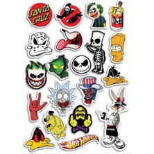 Popüler Sticker Telefon Laptop Notebook Tablet Defter Matara Stiker Etiket ST1241